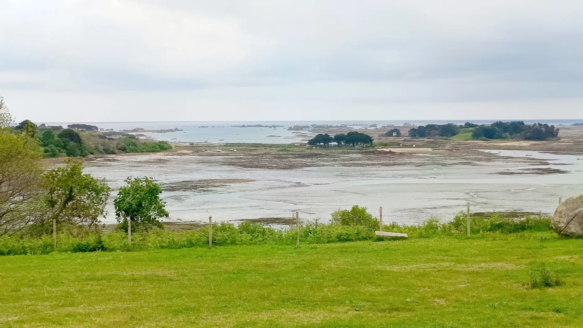 La vue des îles